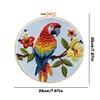 Flower Parrot-Embroidery Kit