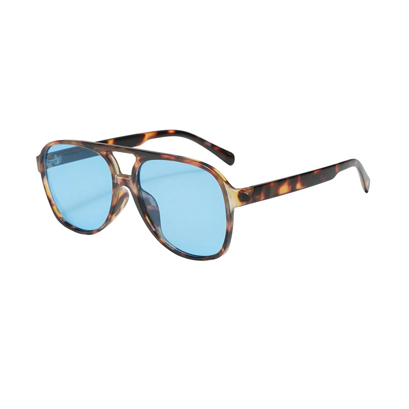 Casual Retro Streetwear Solid Color Pc Toad Glasses Full Frame Women’s Sunglasses