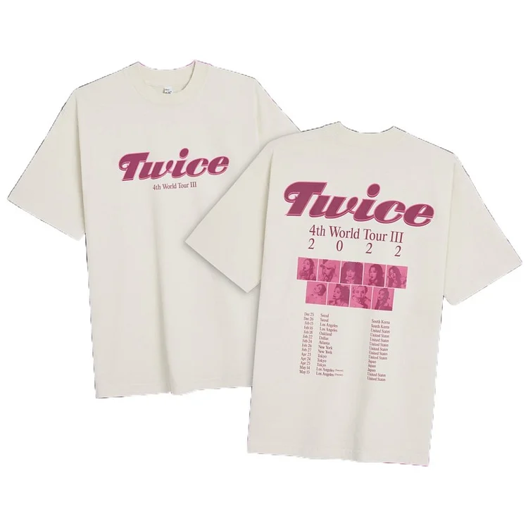 TWICE 4TH WORLD TOUR III Commemorative T-shirt