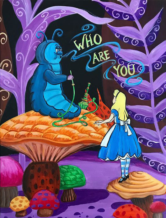 Disney Alice In Wonderland 40*50CM(Canvas) Full Round Drill Diamond Painting gbfke