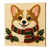 Christmas Animal DIY Pearl Painting Kit with Frame 20x20cm