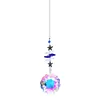 Crystal Bauhinia Gourd Pendant Drop Home Garden Car Decor (A)