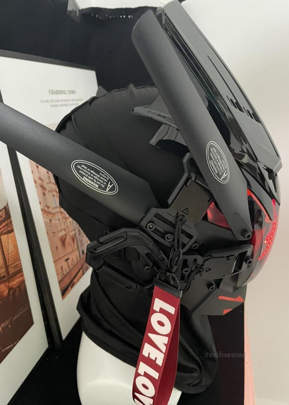 Red Circle Helmet Techwear - X techwear-x