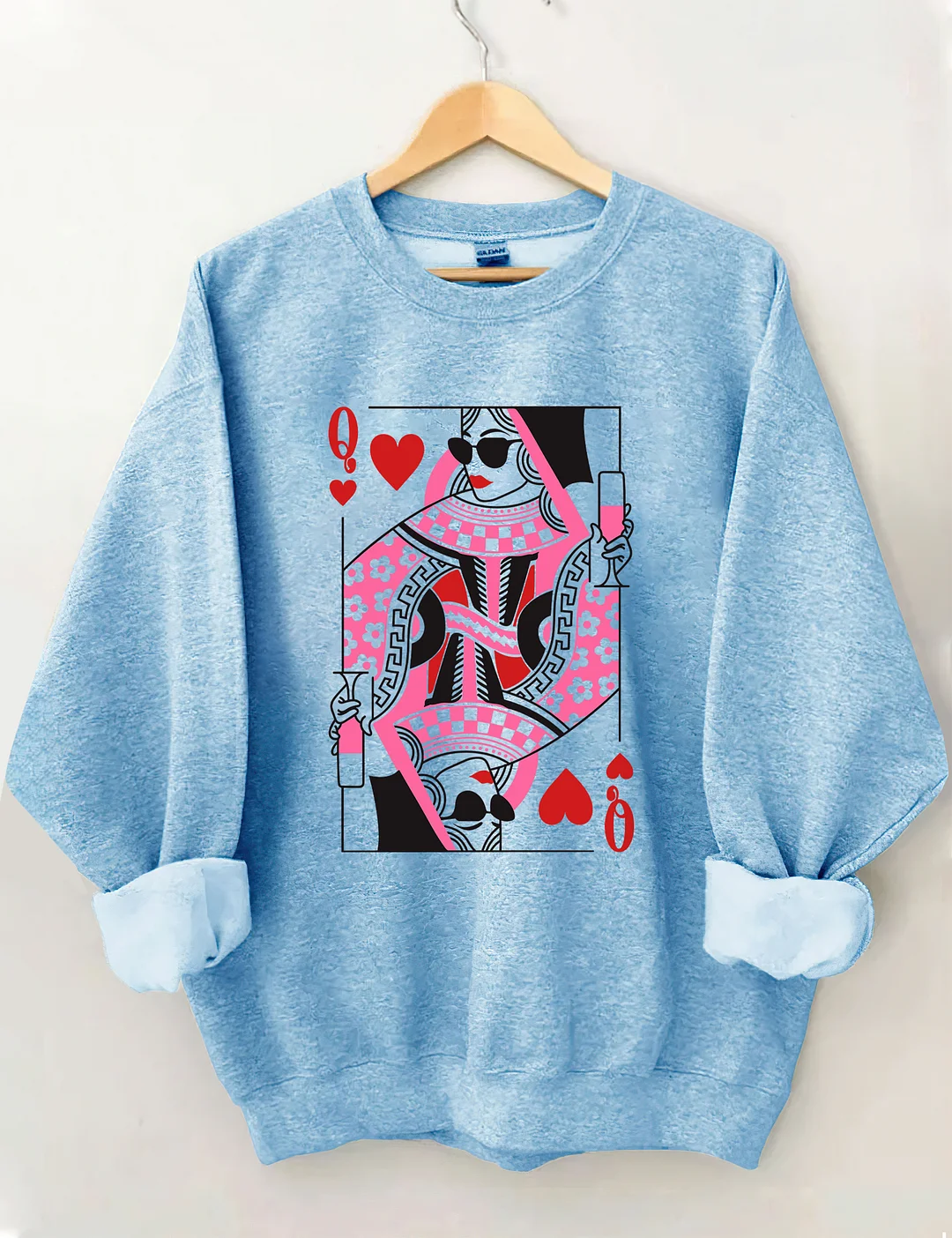 Queen Of Hearts Sweatshirt