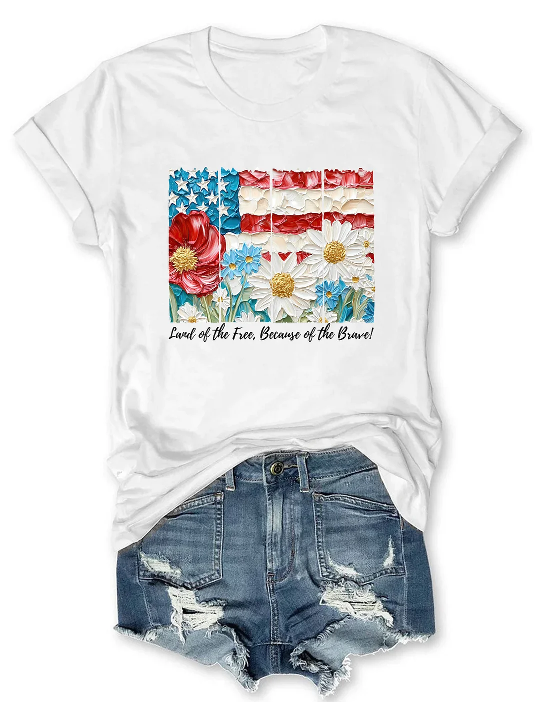 American Flag 4th Of July T-shirt