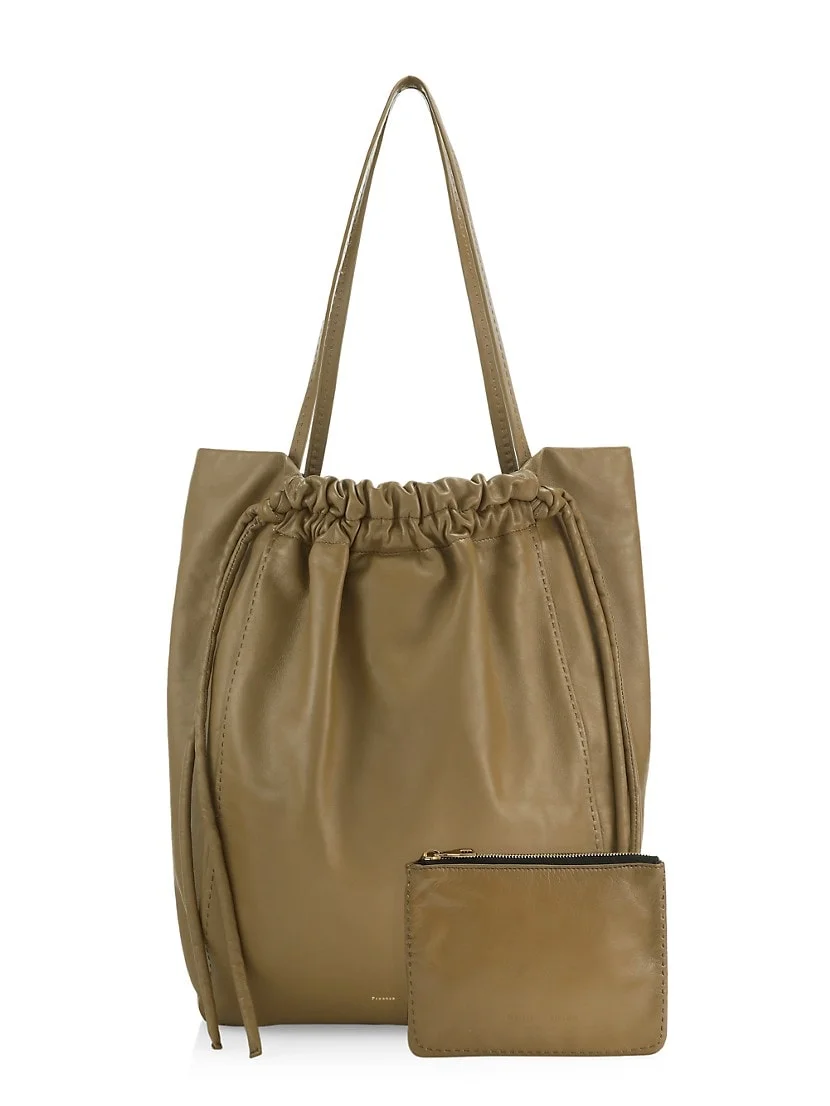 Proenza Schouler Drawstring Leather Tote