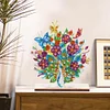 Diamond Painting Wooden Flower Peacock Desktop Ornament Home Decor