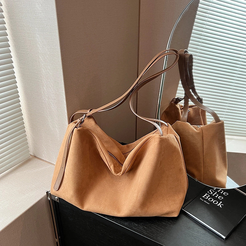 Women’s PU Solid Color Leopard Elegant Square Zipper Tote Bag