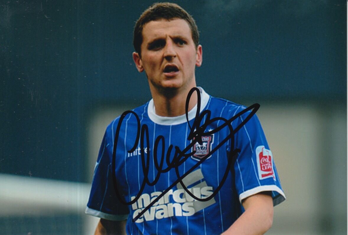 IPSWICH TOWN HAND SIGNED ALEX BRUCE 6X4 Photo Poster painting 1.