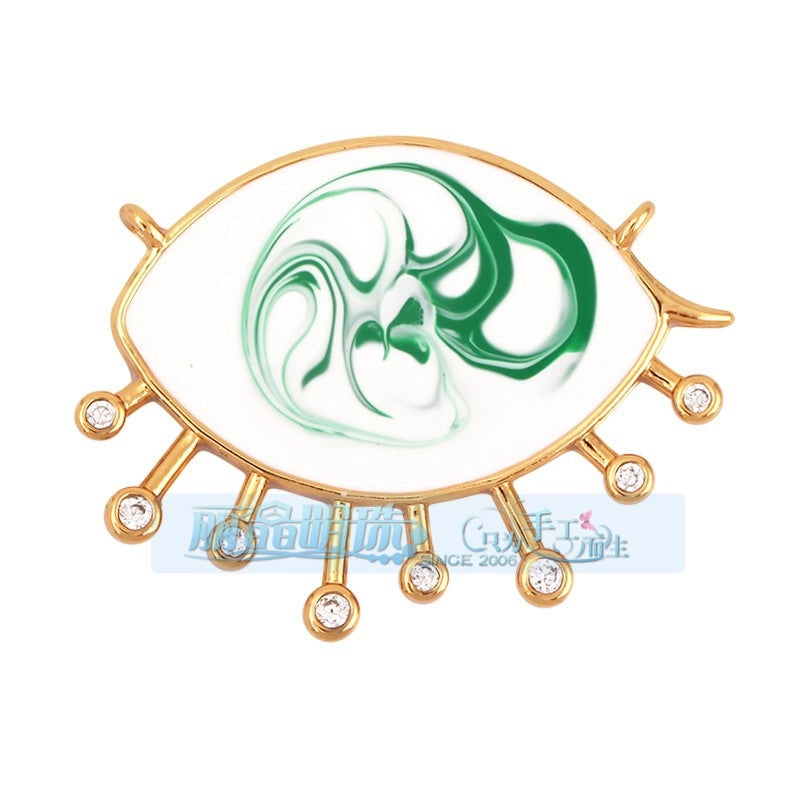 1 Piece Copper Devil’s Eye Pendant Jewelry Accessories