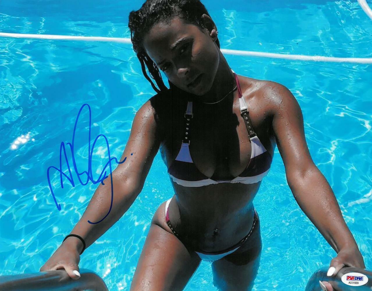 Christina Milian Signed Sexy Authentic Autographed 11x14 Photo Poster painting PSA/DNA #AD31909