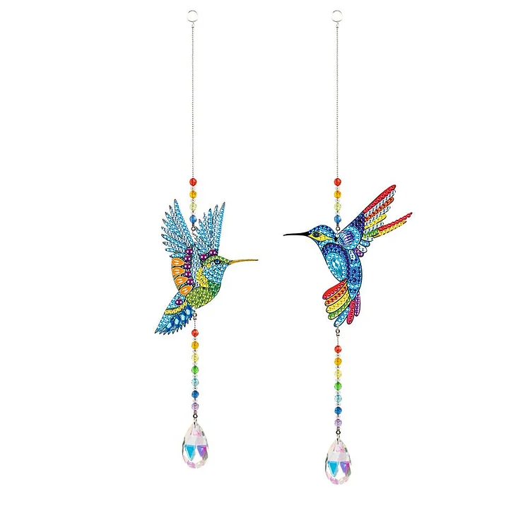 Hummingbird - Pendant - DIY Diamond Crafts(Double side drill 2pcs)