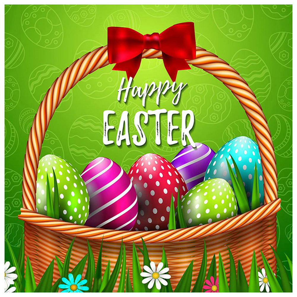 

Easter Egg Baskets-Round Drill Diamond Painting-30*30CM, 501 Original