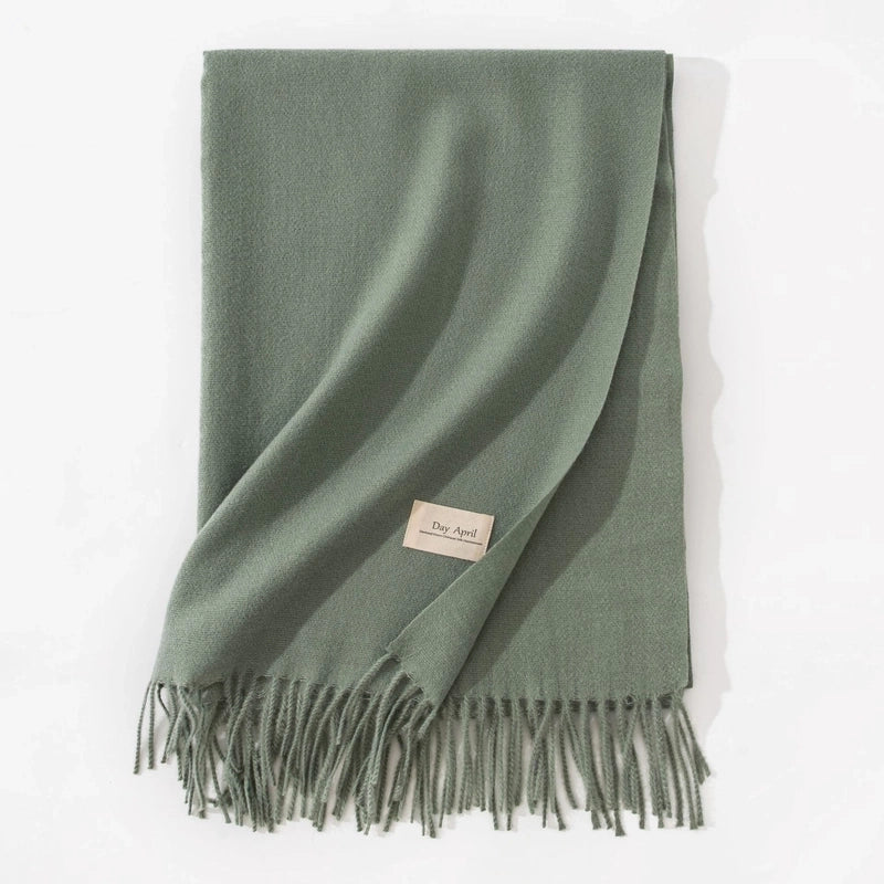 Scarf Winter Warm Windproof Shawl Women’s High-end Korean Style Women’s Cashmere Scarf