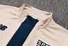Joyfball 2024/2025 S&atilde;o Paulo Half-Pull Training Suit Royal Blue Football Shirt 1:1 Thai Quality