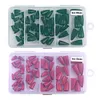 50PCs Bullets Fishing Sinkers Weights Slip Sinkers Kit for Bass Trout Panfish