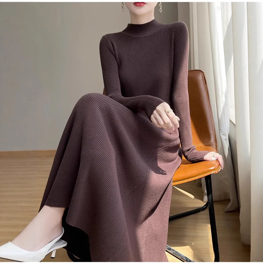 Nigikala Nigikala Dongdaemen Net Red Retro Letter Sweater Women Autumn And Winter Loose Lazy Wind Dopamine Round Knitted Shirt
