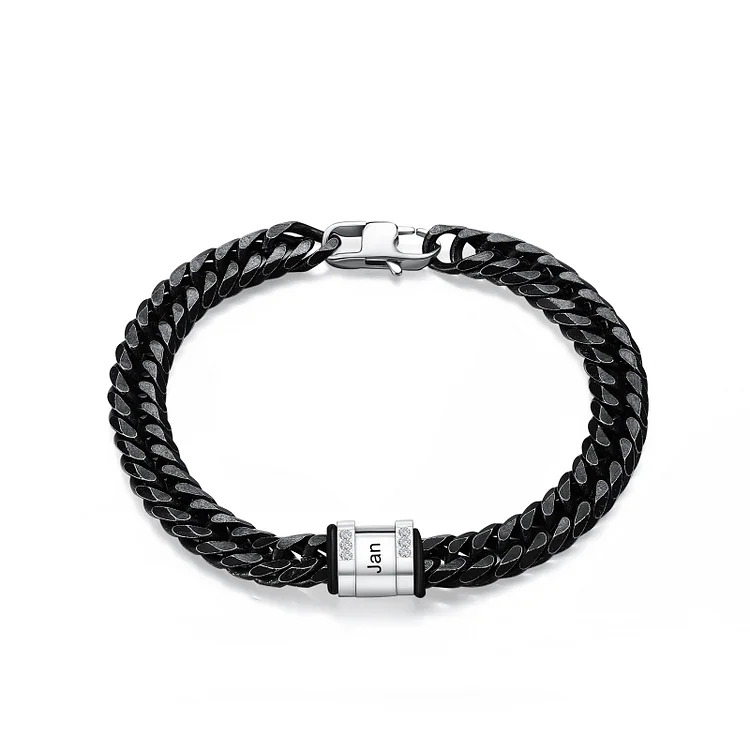 Personalisierte Herren oder Damen Armband 1 Name Graviert Armbänder