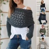 Cache-c&acirc;ble en tricot pour femmes