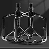 Double DU Bearing Bike Flat Pedal Aluminum Alloy Waterproof MTB Bike Accessories