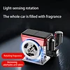 Car Aromatherapy Solar Engine Turbine Rotating Car Perfume Decoration