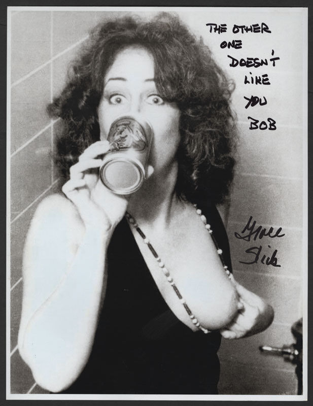 GRACE SLICK Autographed Sexy Photo Poster paintinggraph - Singer / Vocalist Rock Star - preprint