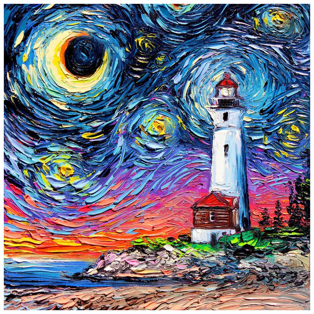 

30*30CM--Round Drill Diamond Painting, 501 Original