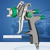 LVLP Spray Gun 600ml Paint Sprayer for Car Furniture Wall DIY (1.3mm)