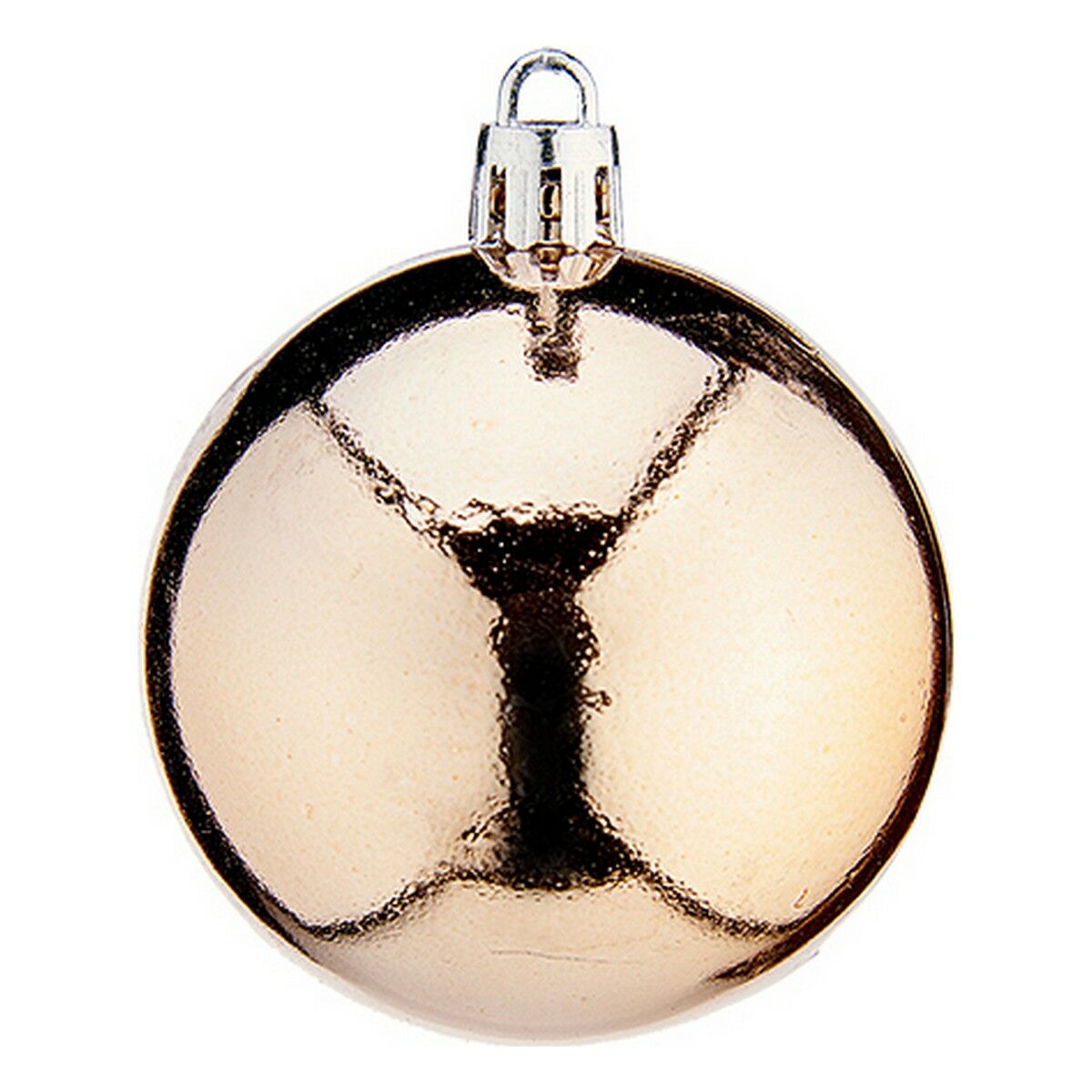 Christmas Baubles Krist+ 00477-6 Champagne PVC &Oslash; 6 cm 24 Units
