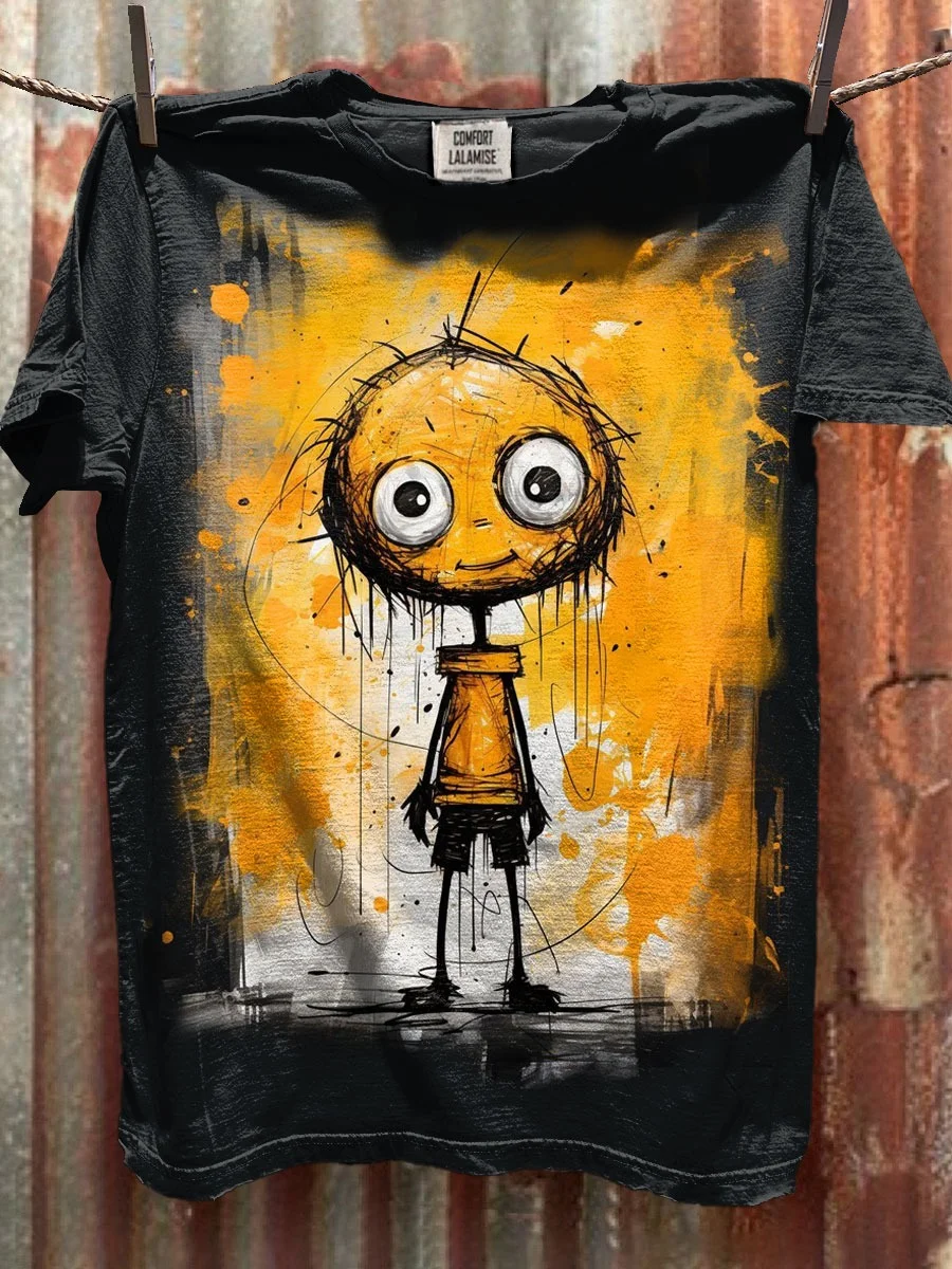 Eagerlys  Inside Kid Abstrct Art Print T-shirt Eagerlys