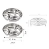 304 Stainless Steel Deepened Five-Compartment Steaming Pan