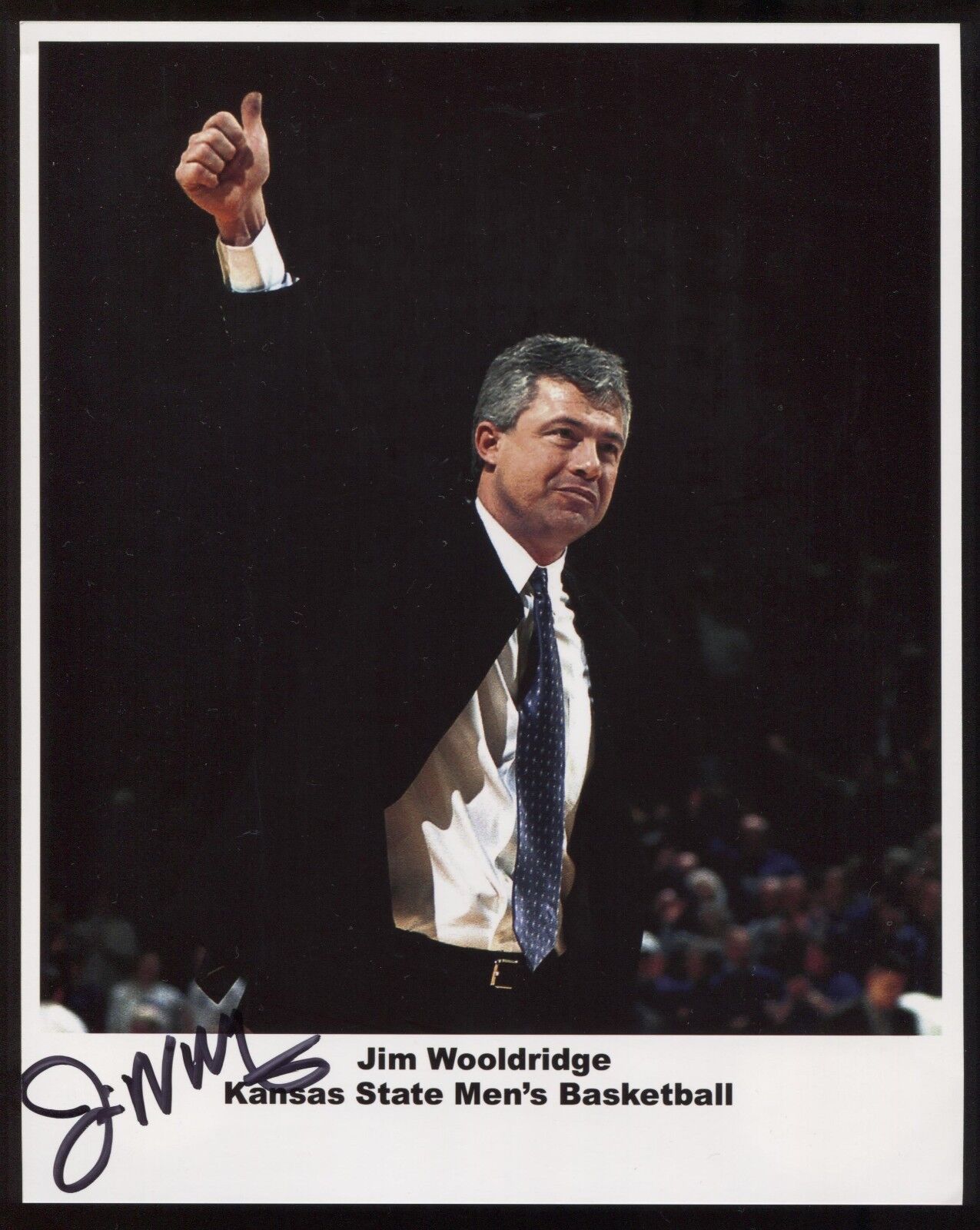 Jim Wooldridge Signed 8x10 Photo Poster painting College NCAA Basketball Coach Autographed