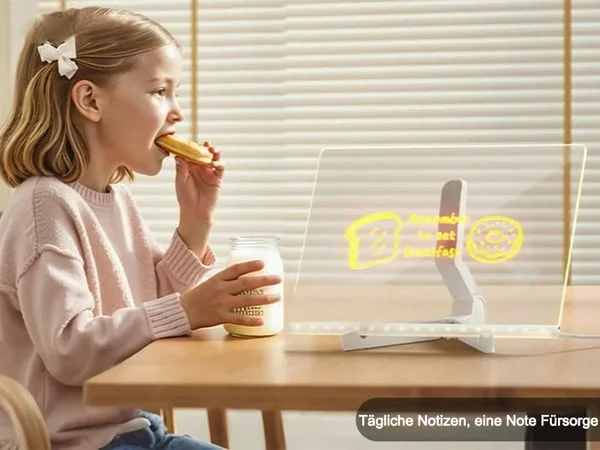 🎄🎁Kinder LED-Zeichentafel, wiederbeschreibbar und wiederverwendbar.