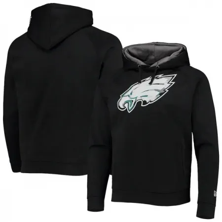 Men's Philadelphia Eagles Black Pullover Hoodie LTVB