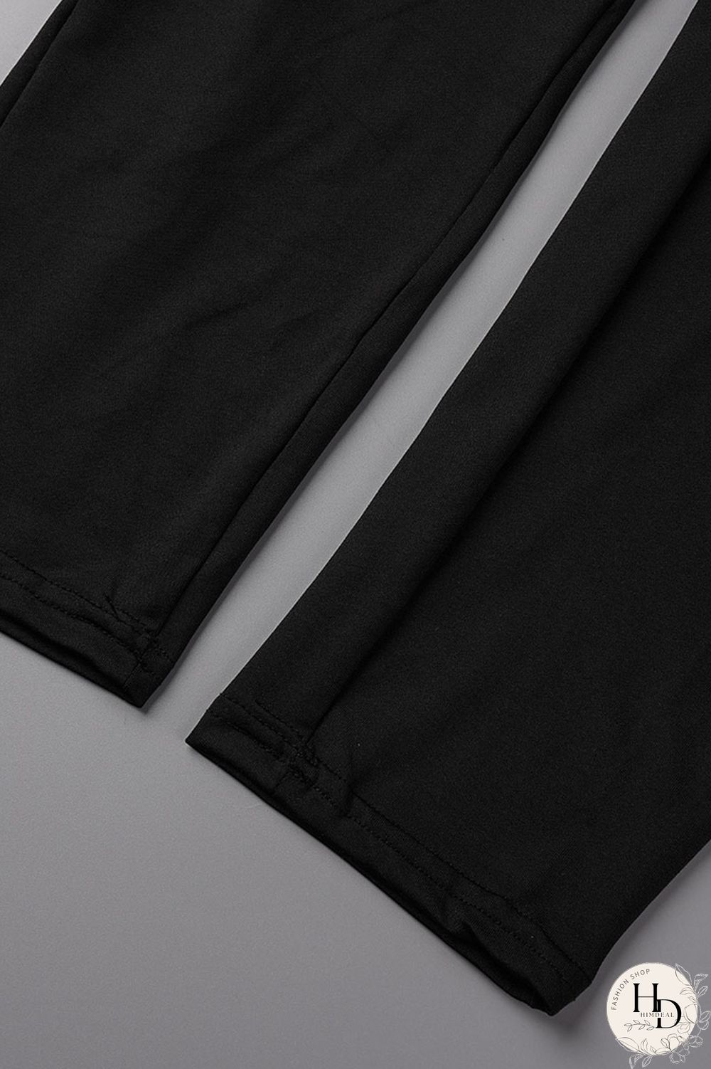 Black Sexy Solid Patchwork V Neck Plus Size Jumpsuits