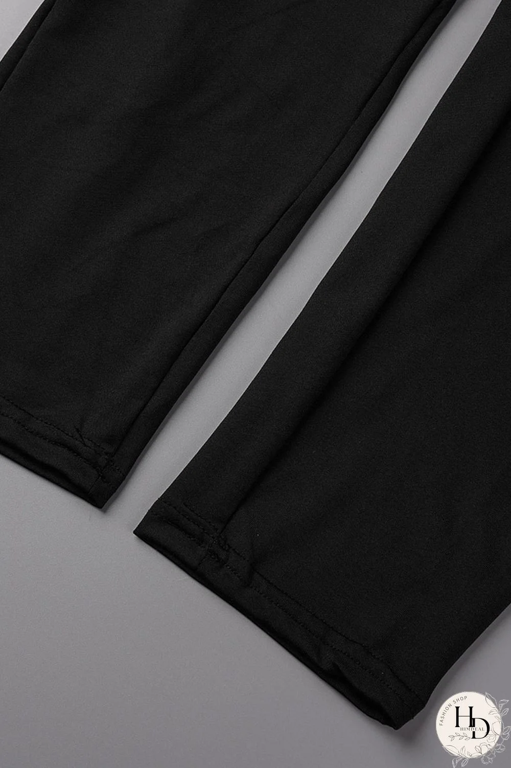 Black Sexy Solid Patchwork V Neck Plus Size Jumpsuits