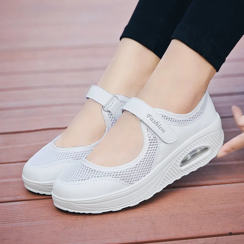 Fashion Women Shoes Sneakers Mesh Light Casual Breathble Vulcanized Sneaker Zapatillas