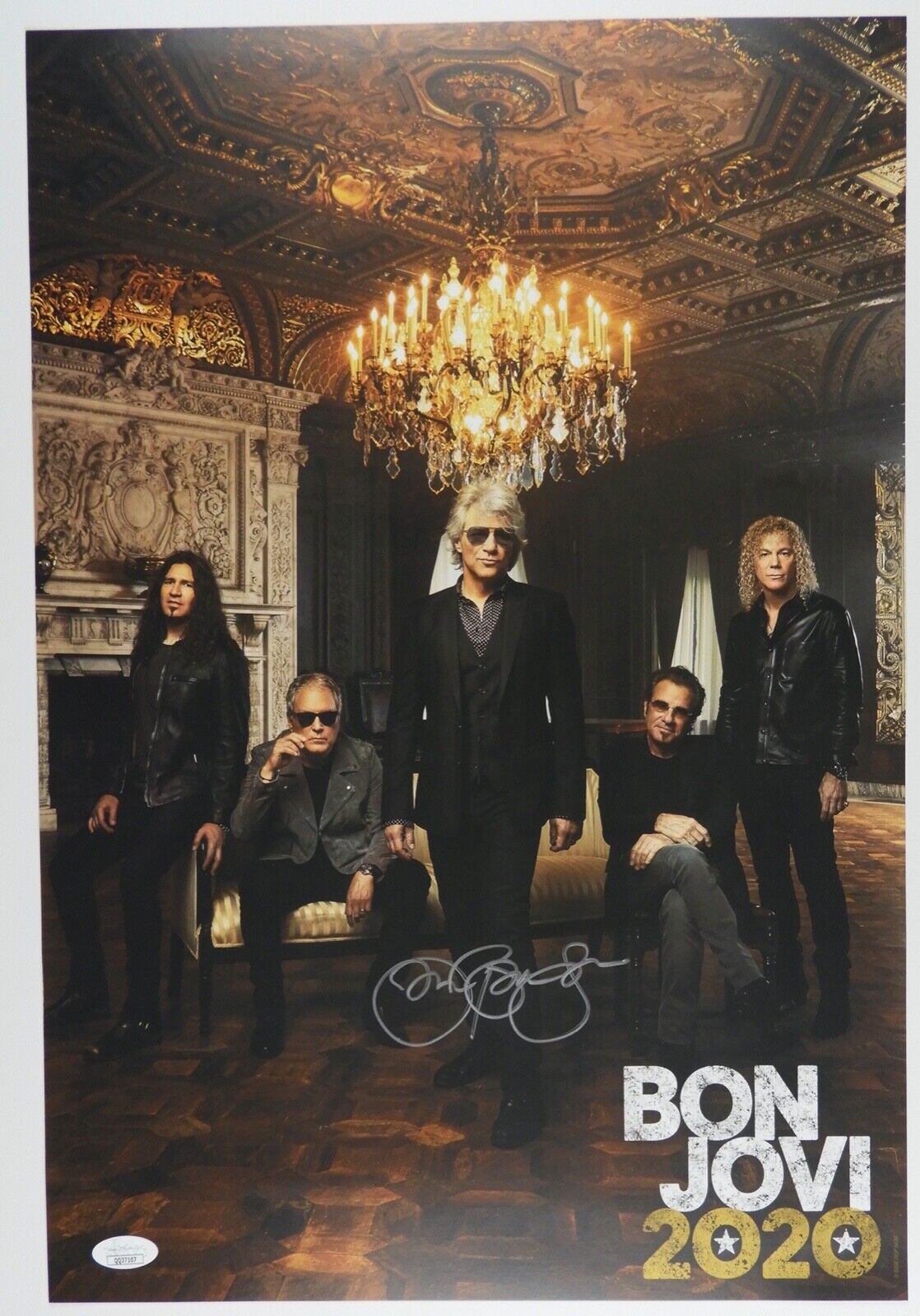 Jon Bon Jovi JSA Signed Autograph Poster Lithograph 2020 13 x 19