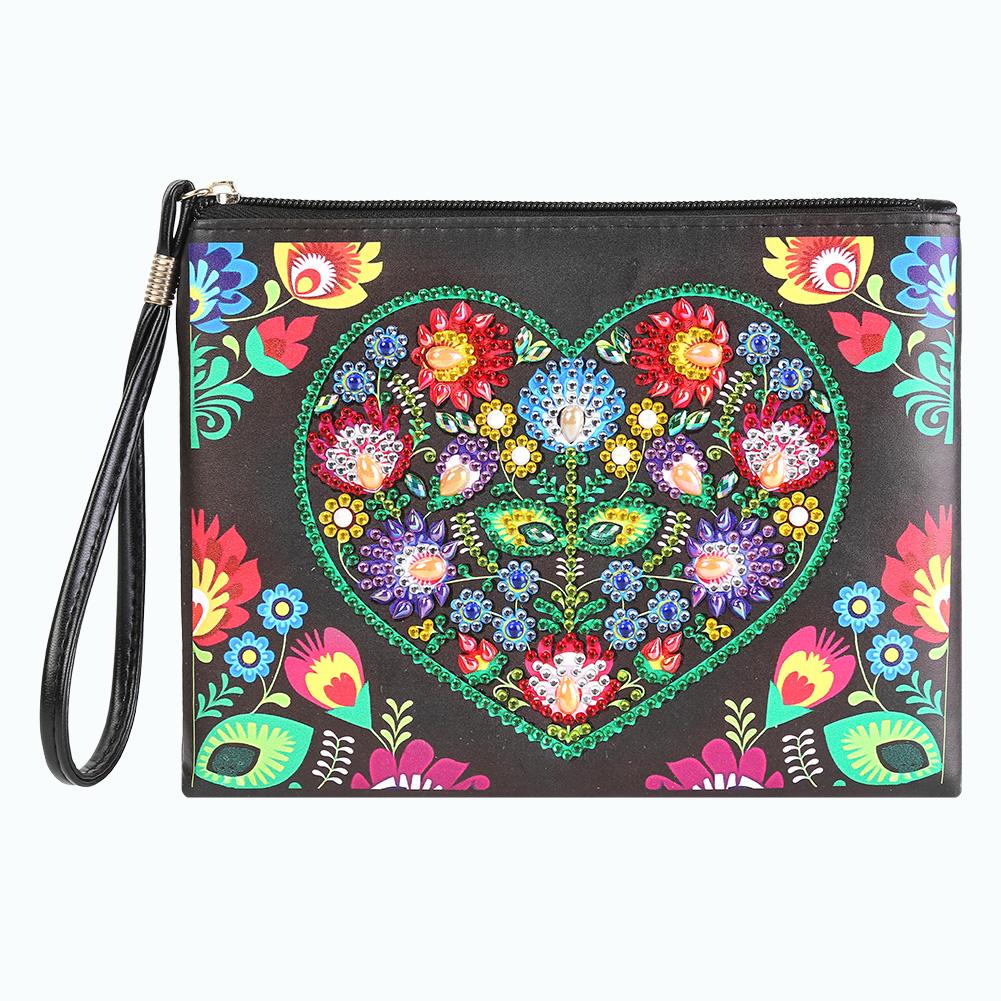 

Love Flower-DIY Creative Diamond Wristlet Bag, 501 Original