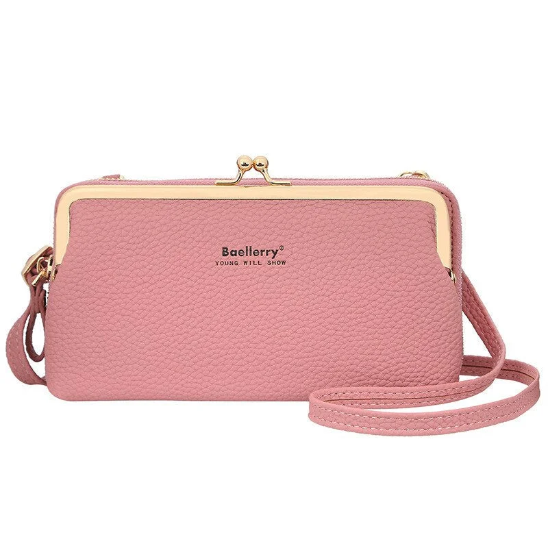 baellerry 2021 Women Small Zipper Wallet Summer Female Shoulder Bag Top Quality Phone Pocket Bag Fashion Crossbody Bags for Girl 712-1