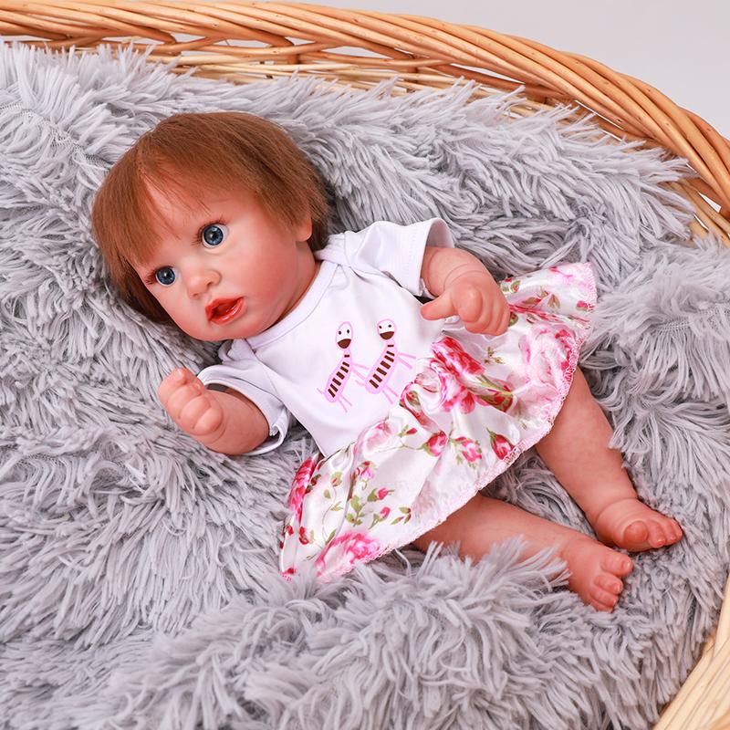 Rewborn Silicone Baby Dolls | 12'' Lifelike Newborn Baby Dolls | Reborn ...