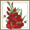 Partial Cross Stitch Kit August 14CT Counted DIY Needlework Decor (H430)(Brand)