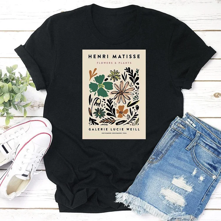 Markets Flowers Classic T-Shirt Tee - 02345-Annaletters