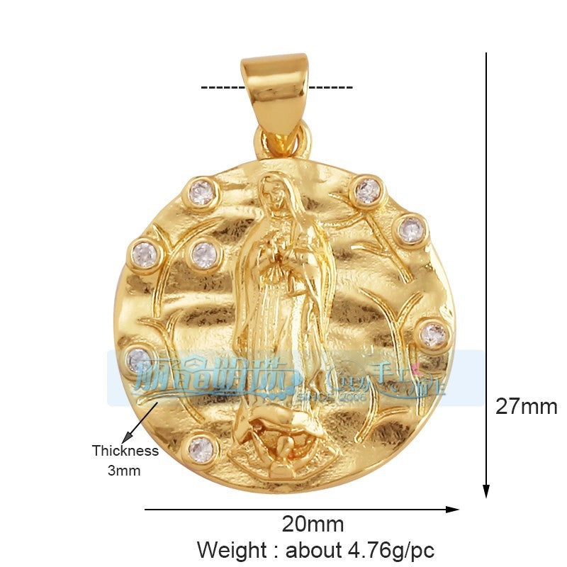 1 Piece 17*24mm 20 * 23mm Copper Human Pendant Jewelry Accessories