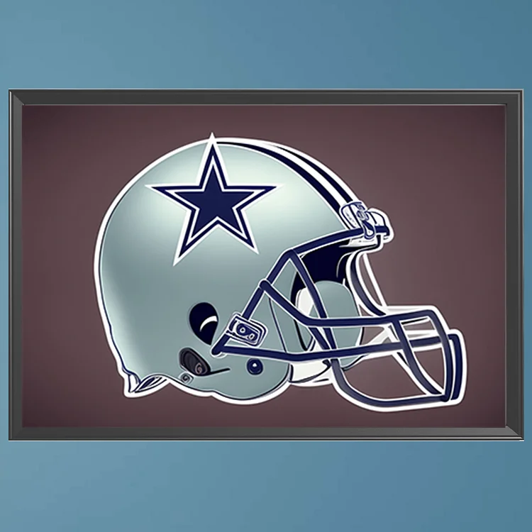 Dallas Cowboys Helmet - Diamond Paintings 