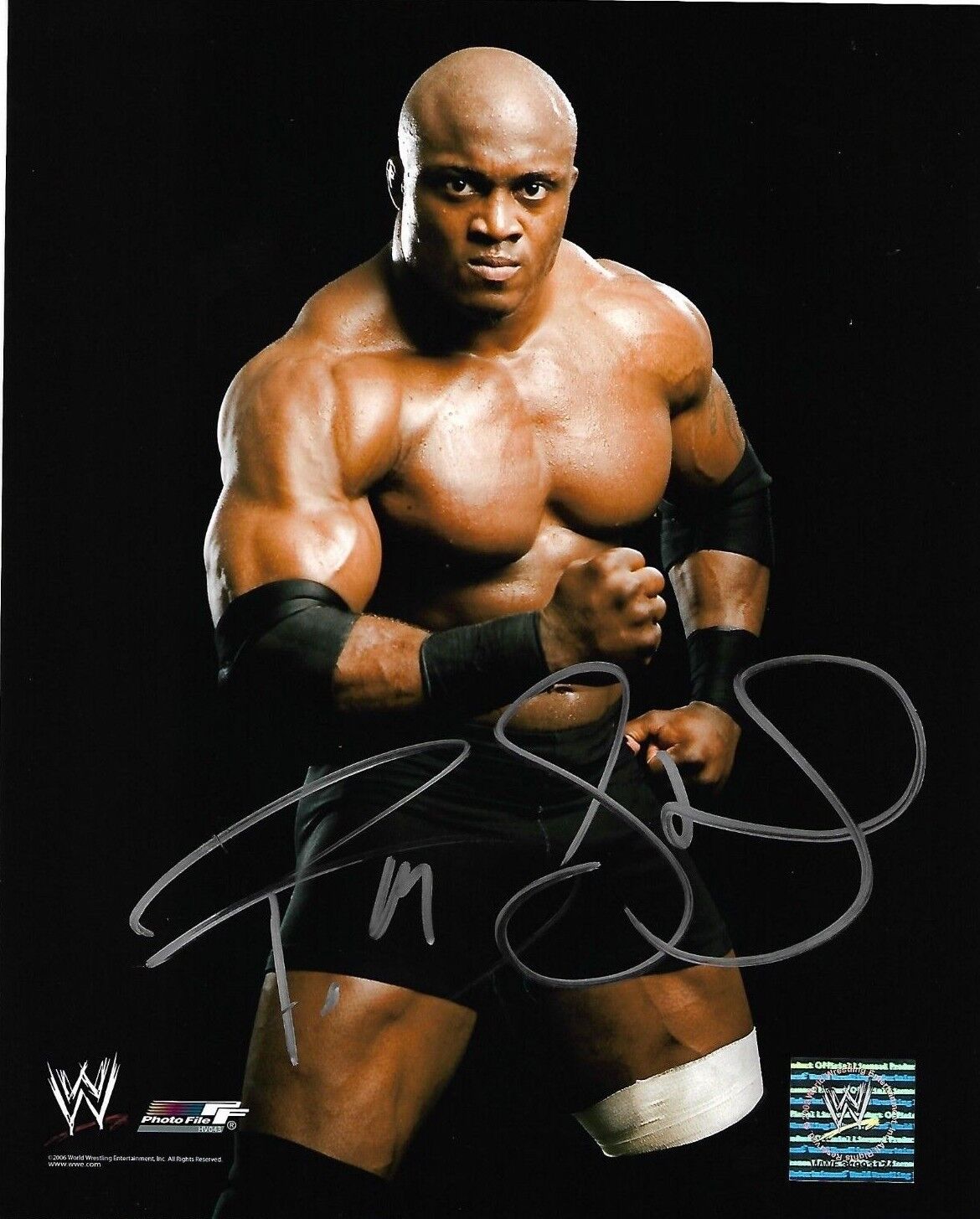 WWE BOBBY LASHLEY Signed 8x10 Photo Poster painting