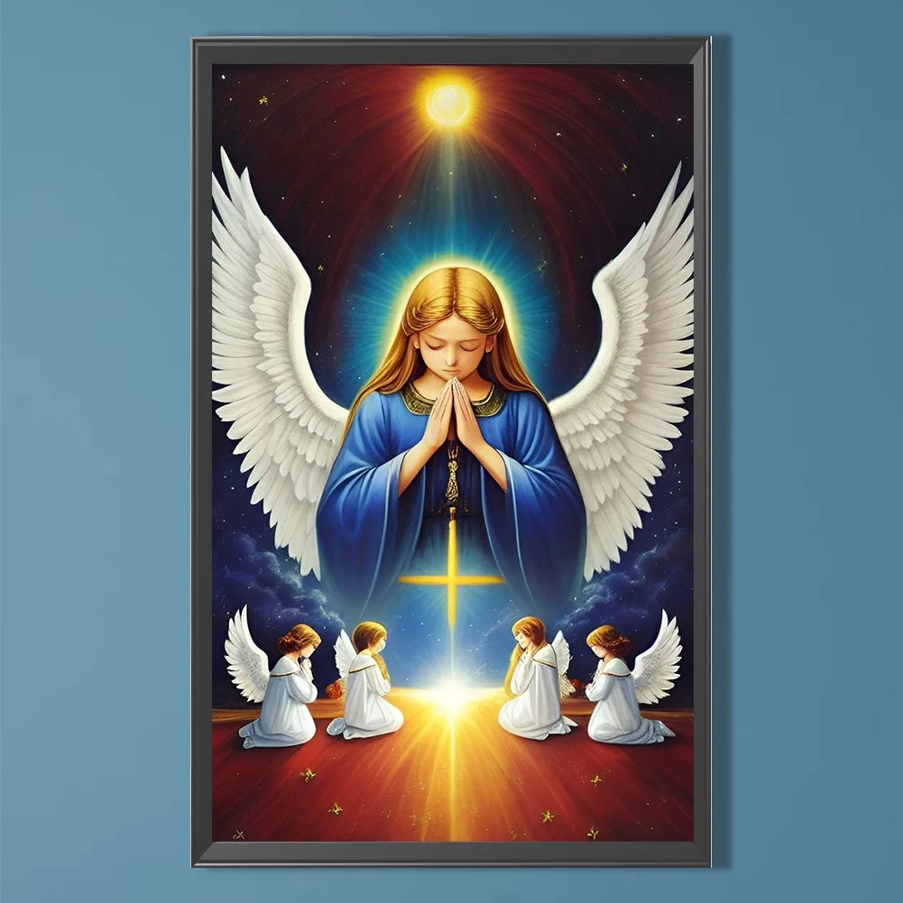 Full Round Diamond Painting 30*50cm - Angel Prayer