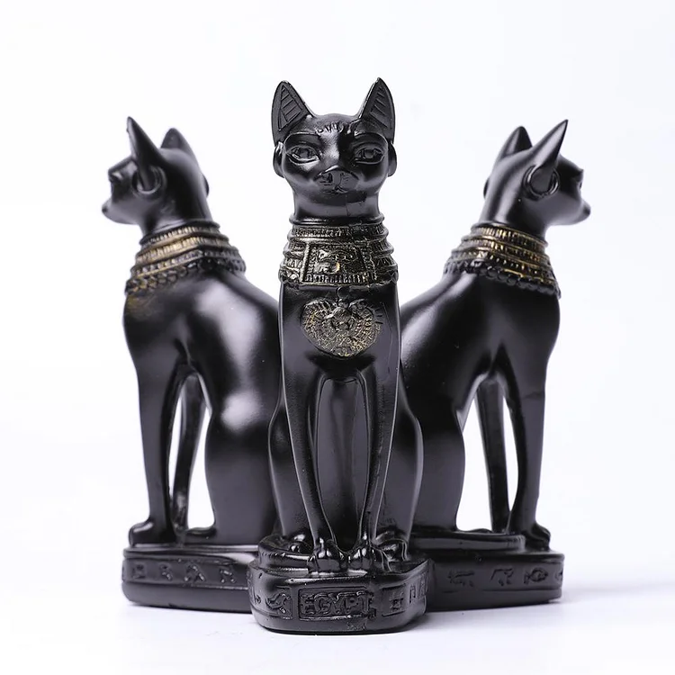 Resin Lucky Cat Statue Base Stand L
