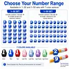 20 Pcs Numbered Pencil Toppers 1-20 Reusable Classroom Pencil Labels for Teachers Pencil Tracking Ma