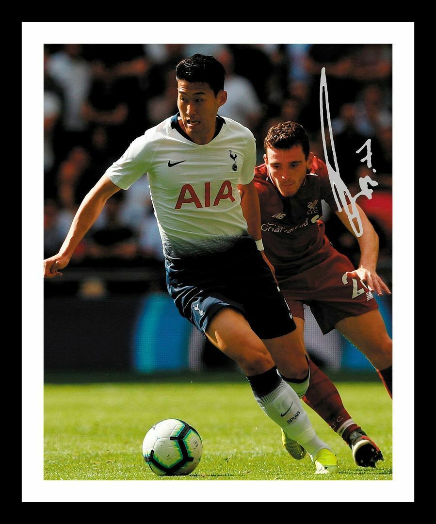 Son Heung-Min - Tottenham Hotspur Autograph Signed & Framed Photo Poster painting 2